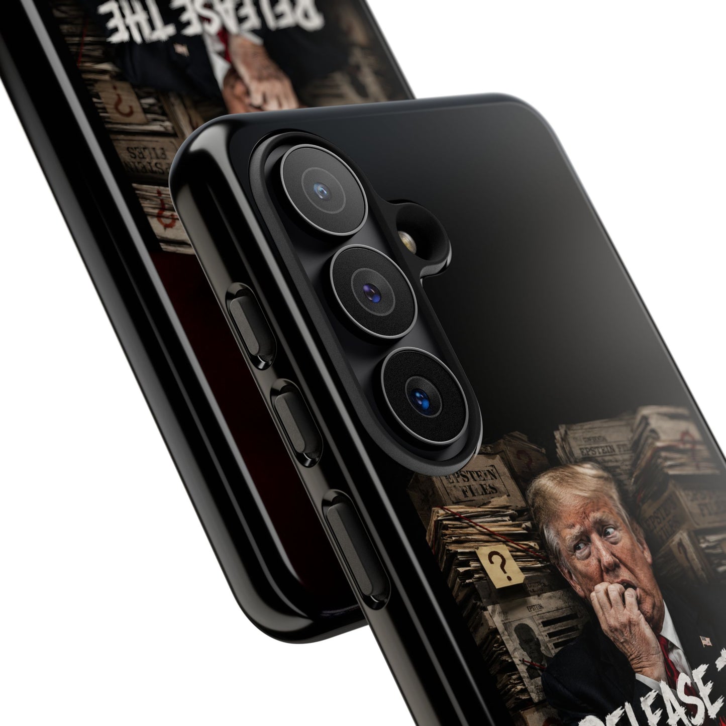 iPhone 16 Case — "Release the Epstein Files" Political Graphic