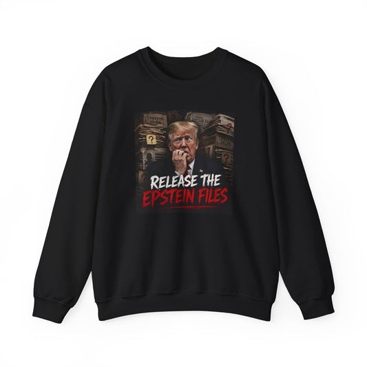 Crewneck Sweatshirt — "Release the Epstein Files" Graphic