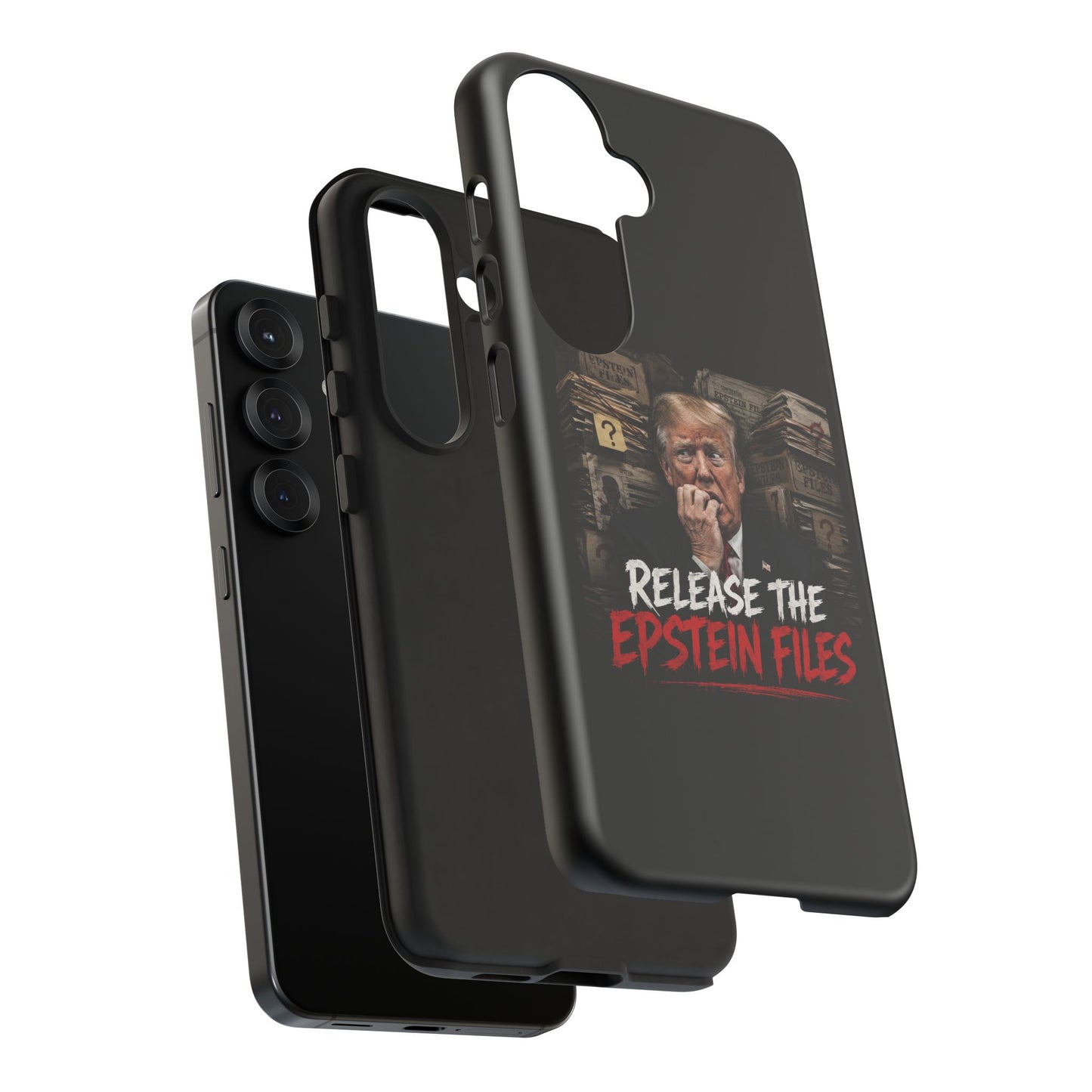 iPhone 16 Case — "Release the Epstein Files" Political Graphic