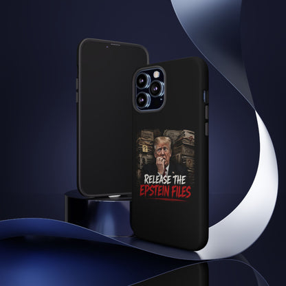 iPhone 16 Case — "Release the Epstein Files" Political Graphic