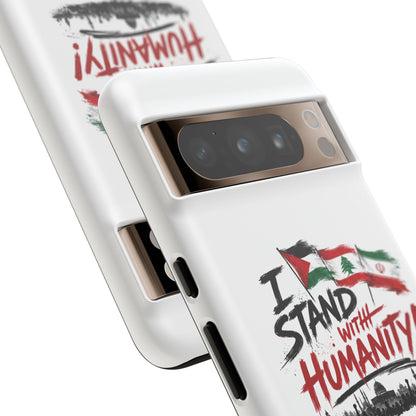 I Stand With Humanity iPhone 16 Case — Solidarity Protective Cover