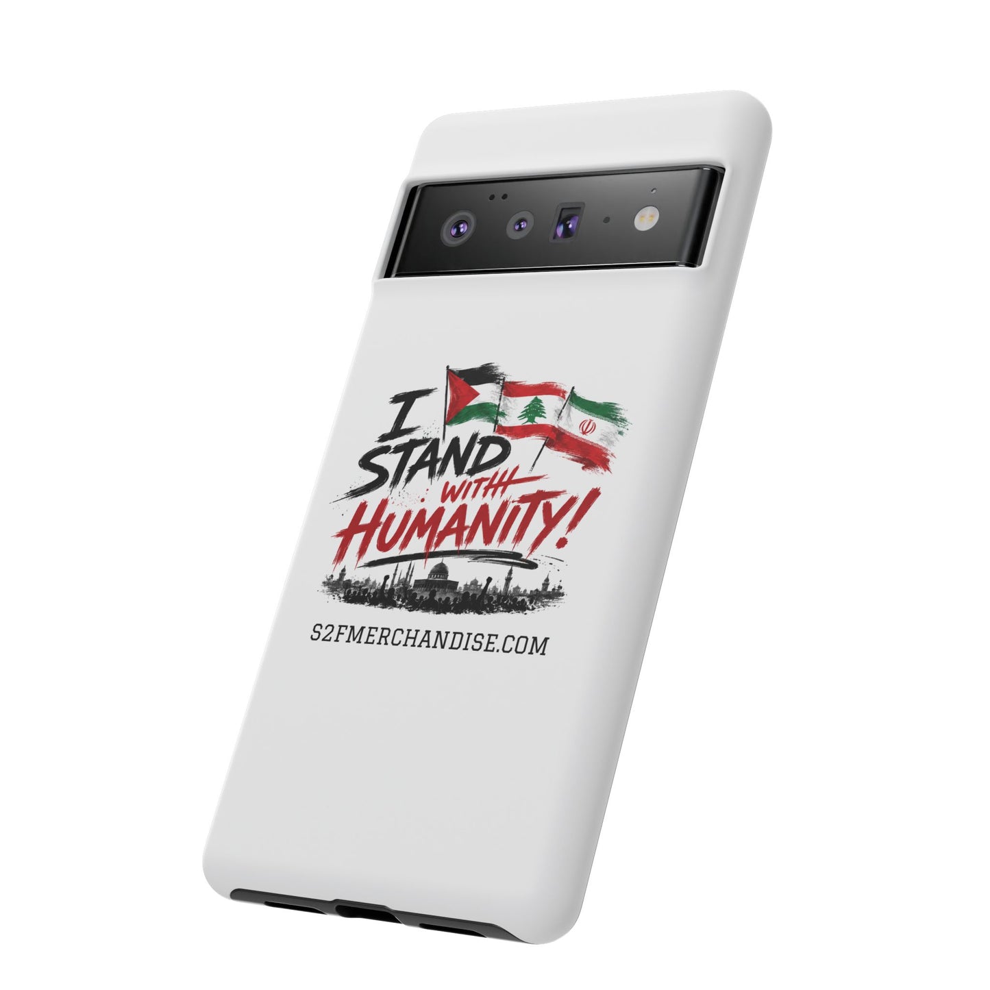 I Stand With Humanity iPhone 16 Case — Solidarity Protective Cover