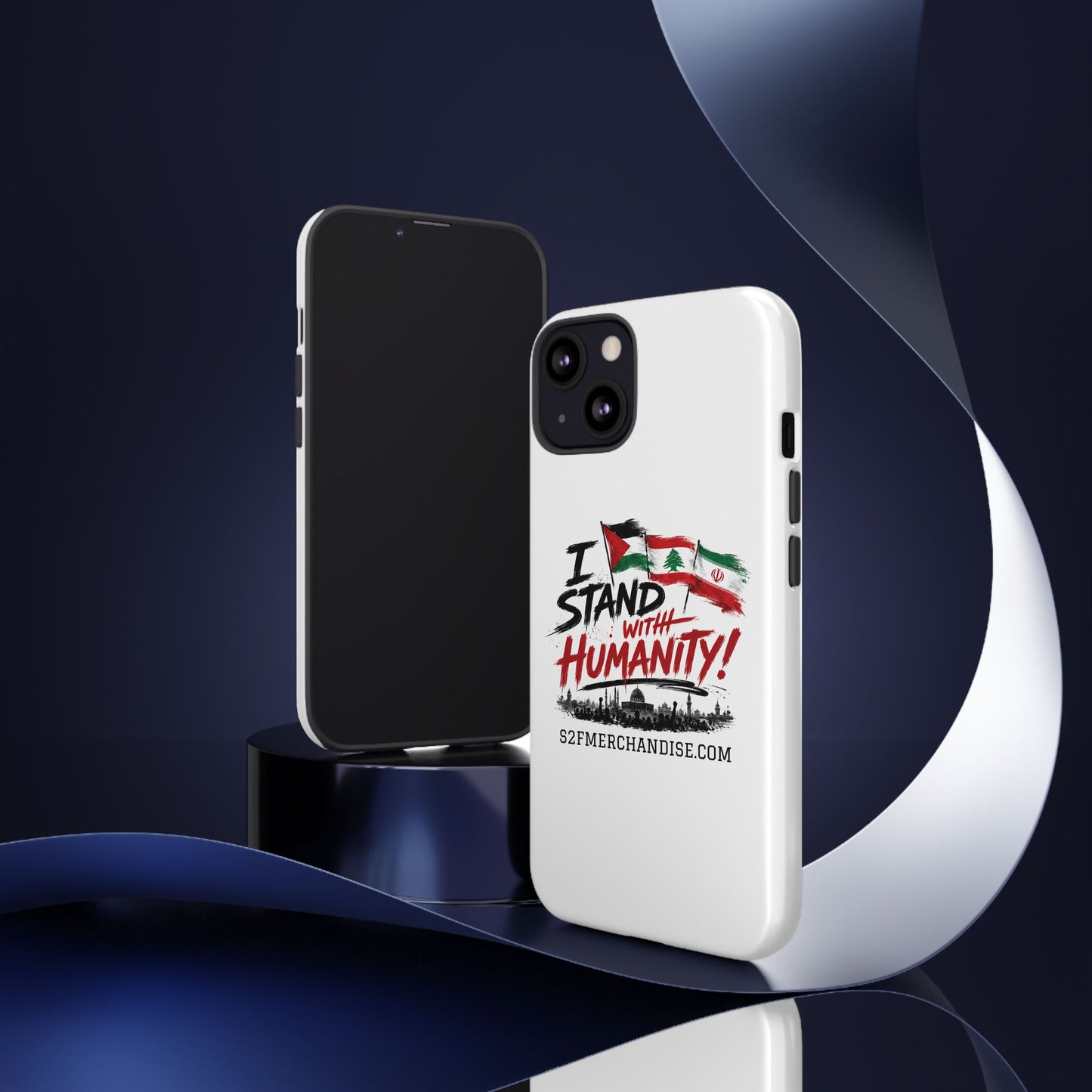 I Stand With Humanity iPhone 16 Case — Solidarity Protective Cover
