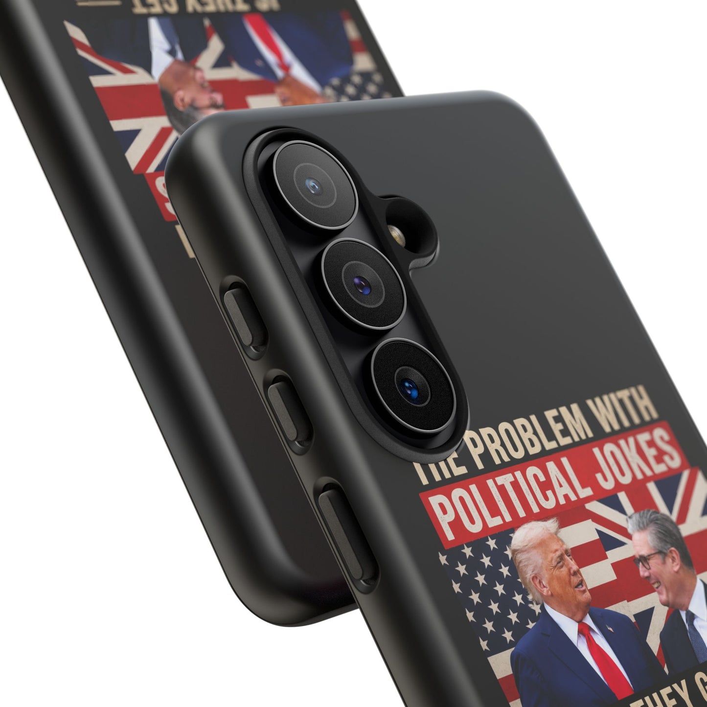 Political Humor Phone Case — "The Problem With Political Jokes Is They Get Elected"