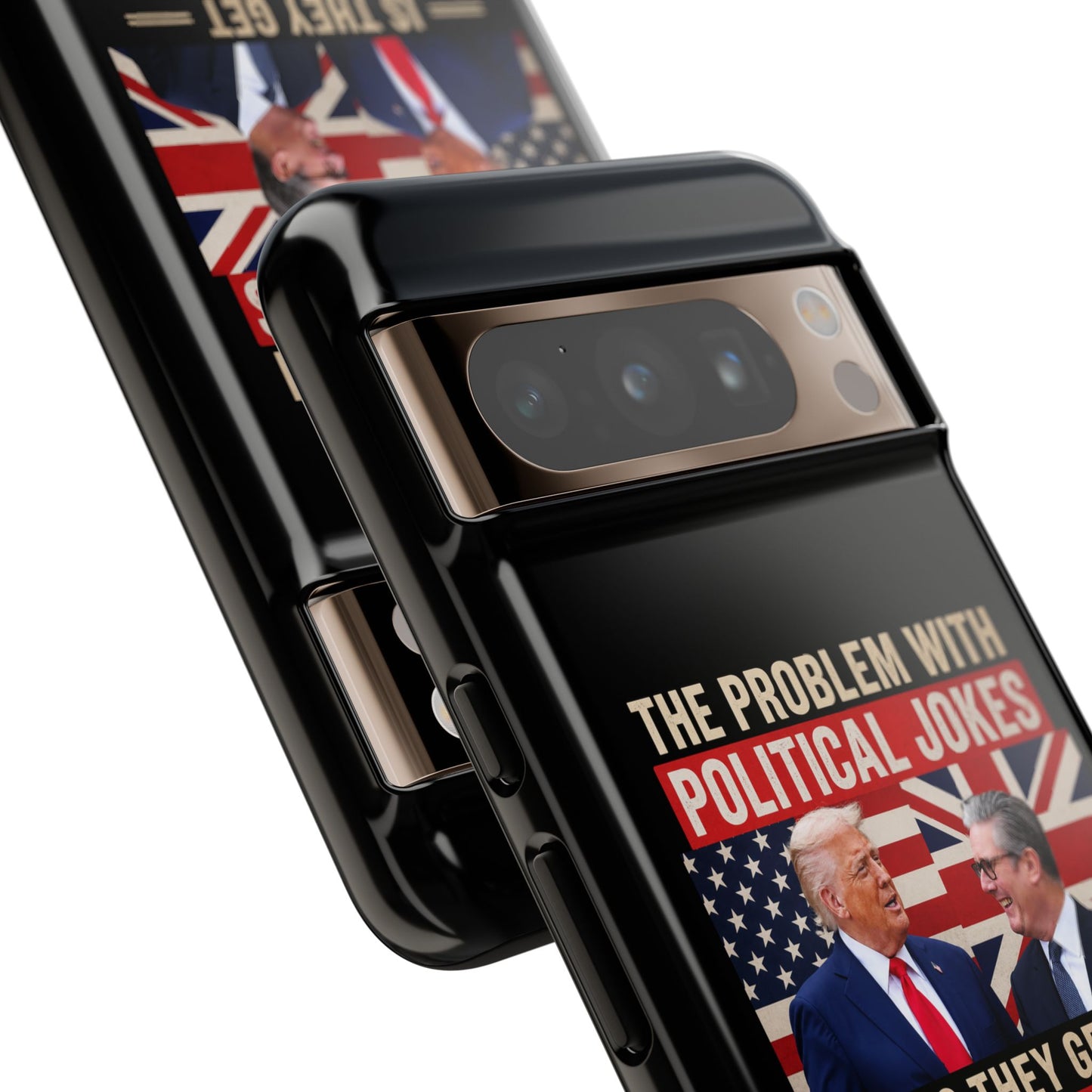 Political Humor Phone Case — "The Problem With Political Jokes Is They Get Elected"