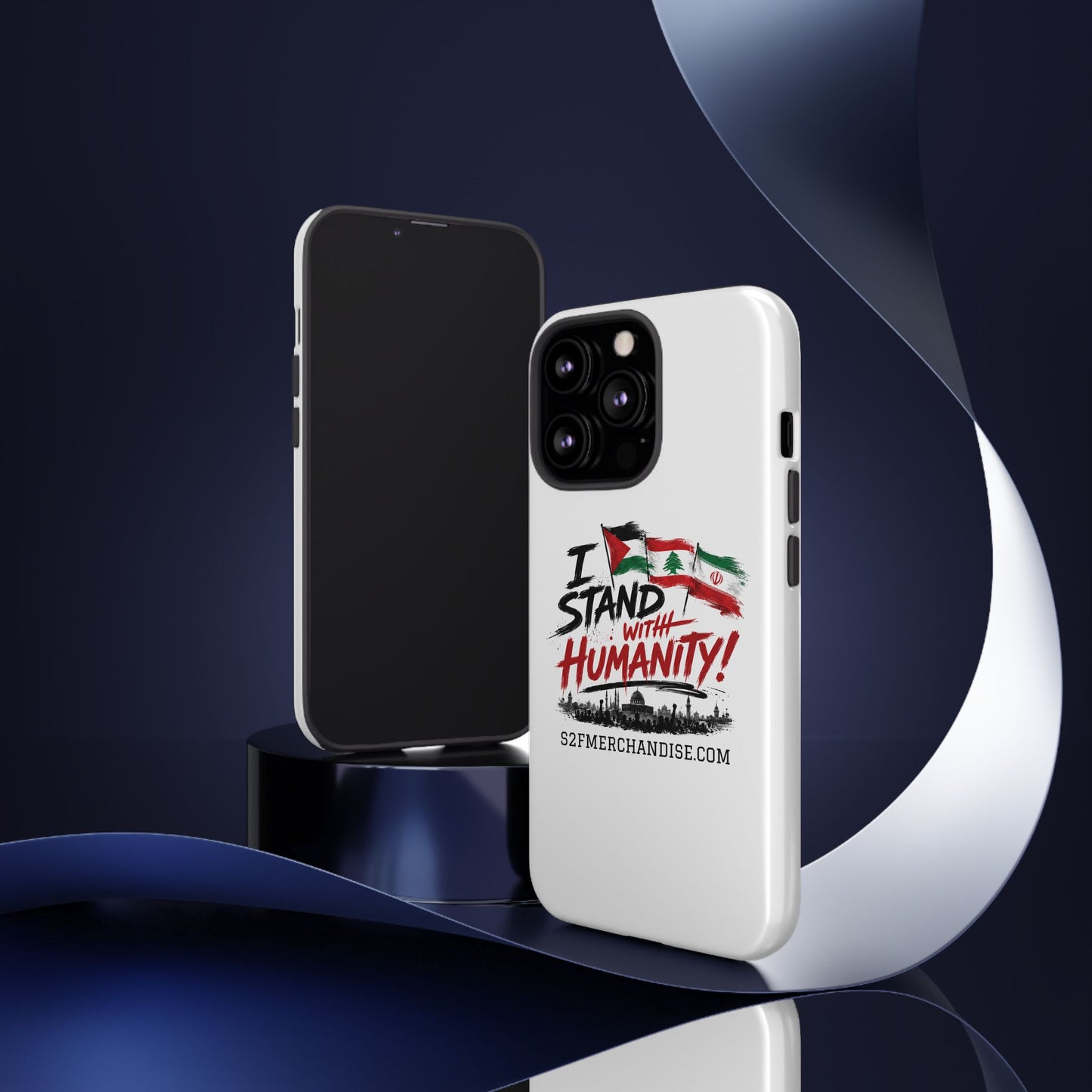 I Stand With Humanity iPhone 16 Case — Solidarity Protective Cover