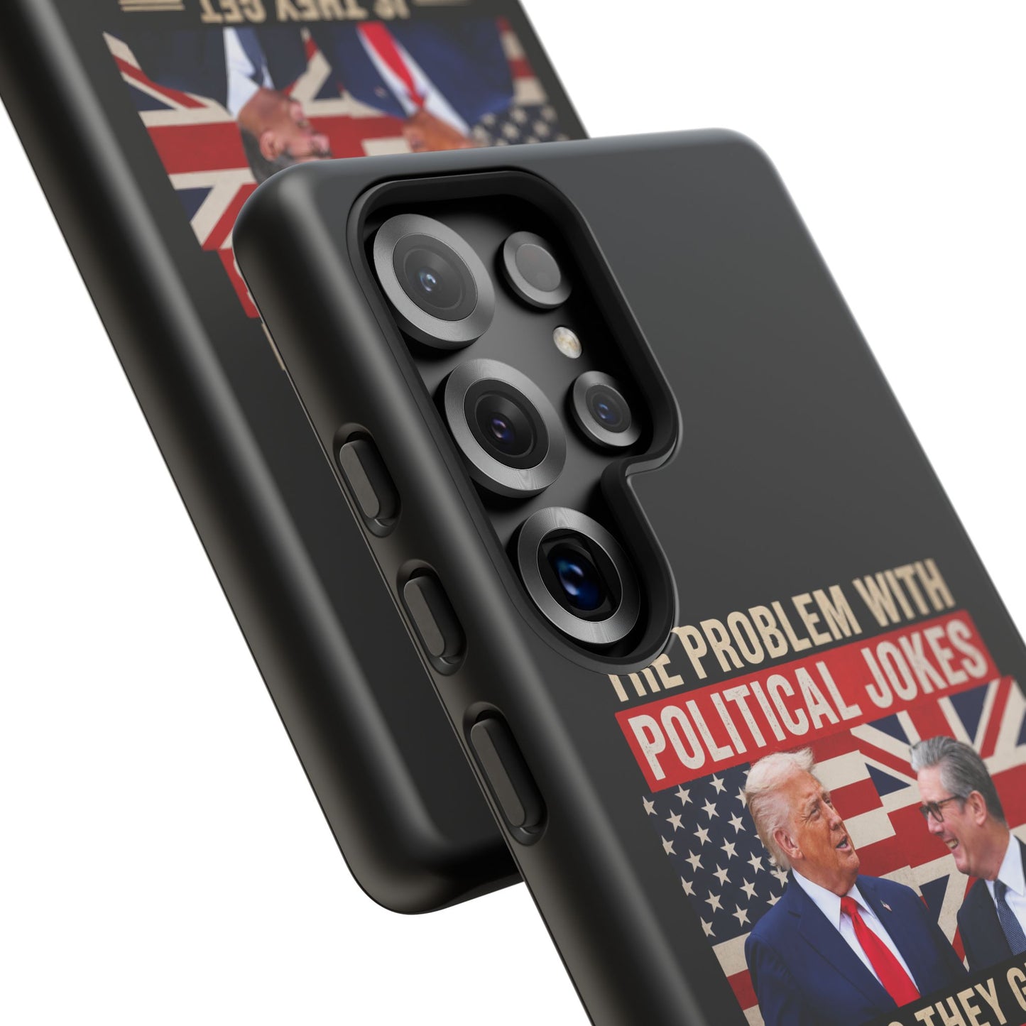 Political Humor Phone Case — "The Problem With Political Jokes Is They Get Elected"