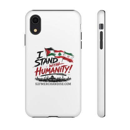 I Stand With Humanity iPhone 16 Case — Solidarity Protective Cover