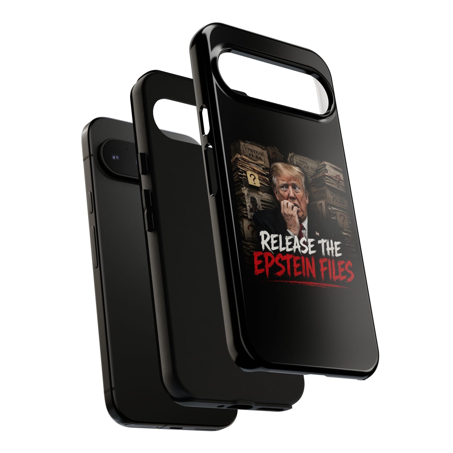 iPhone 16 Case — "Release the Epstein Files" Political Graphic