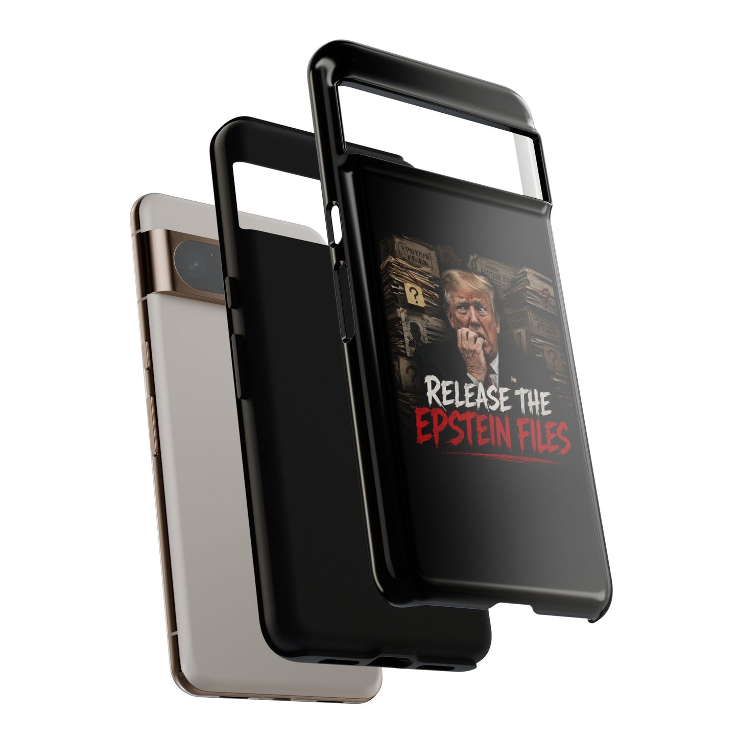iPhone 16 Case — "Release the Epstein Files" Political Graphic