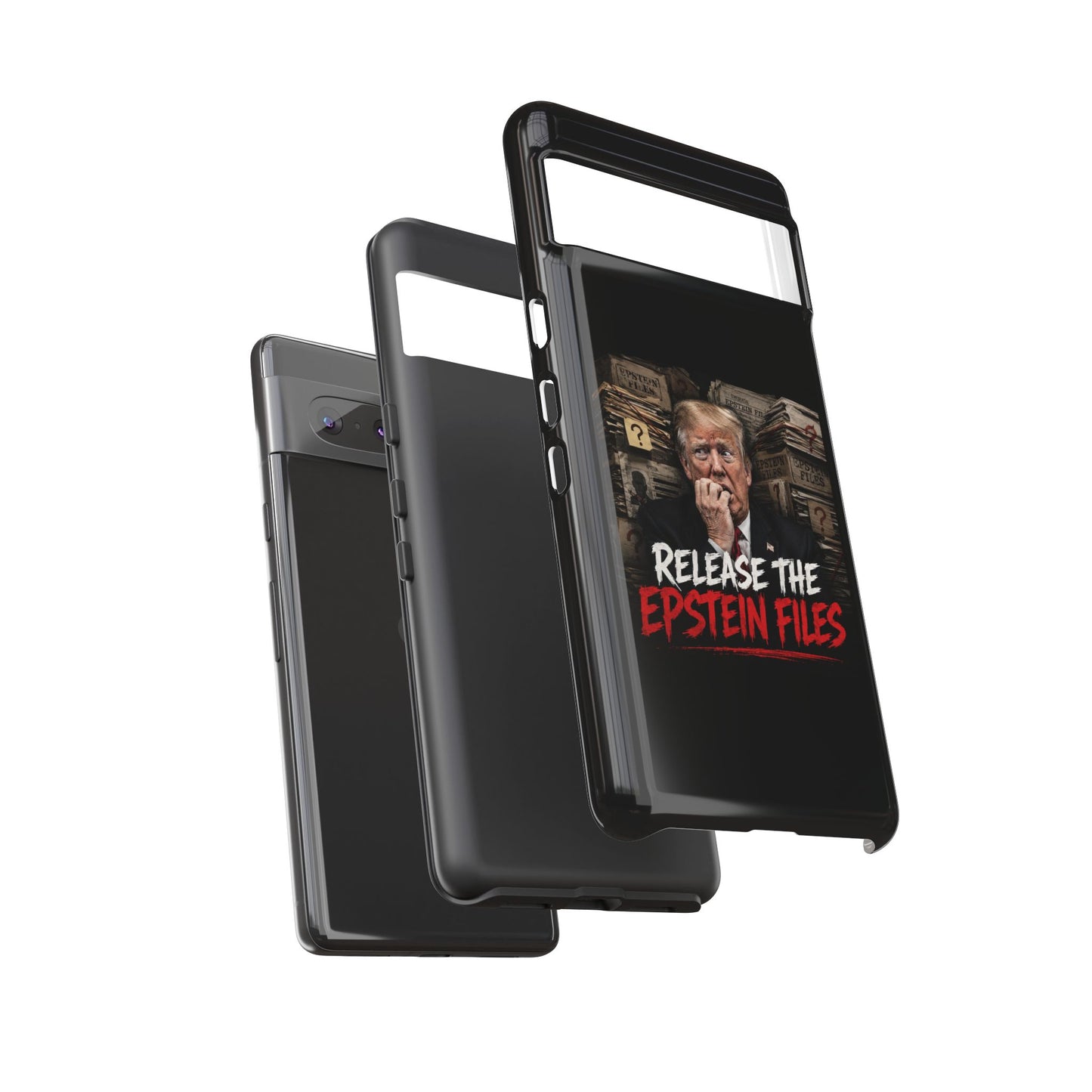 iPhone 16 Case — "Release the Epstein Files" Political Graphic