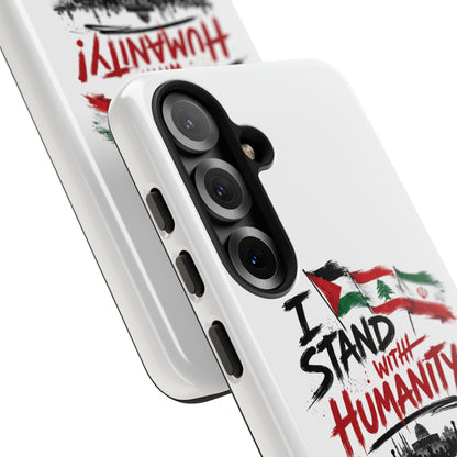 I Stand With Humanity iPhone 16 Case — Solidarity Protective Cover