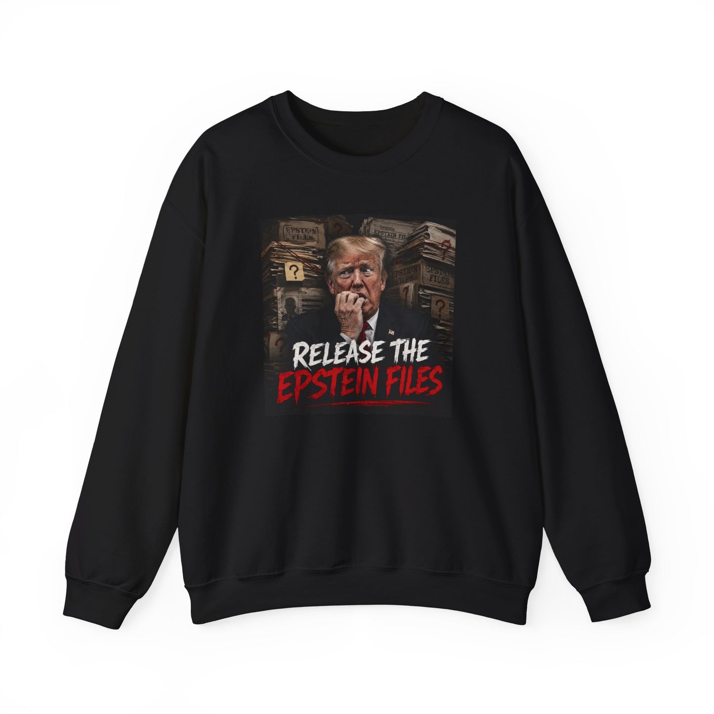 Crewneck Sweatshirt — "Release the Epstein Files" Graphic