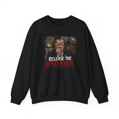 Crewneck Sweatshirt — "Release the Epstein Files" Graphic