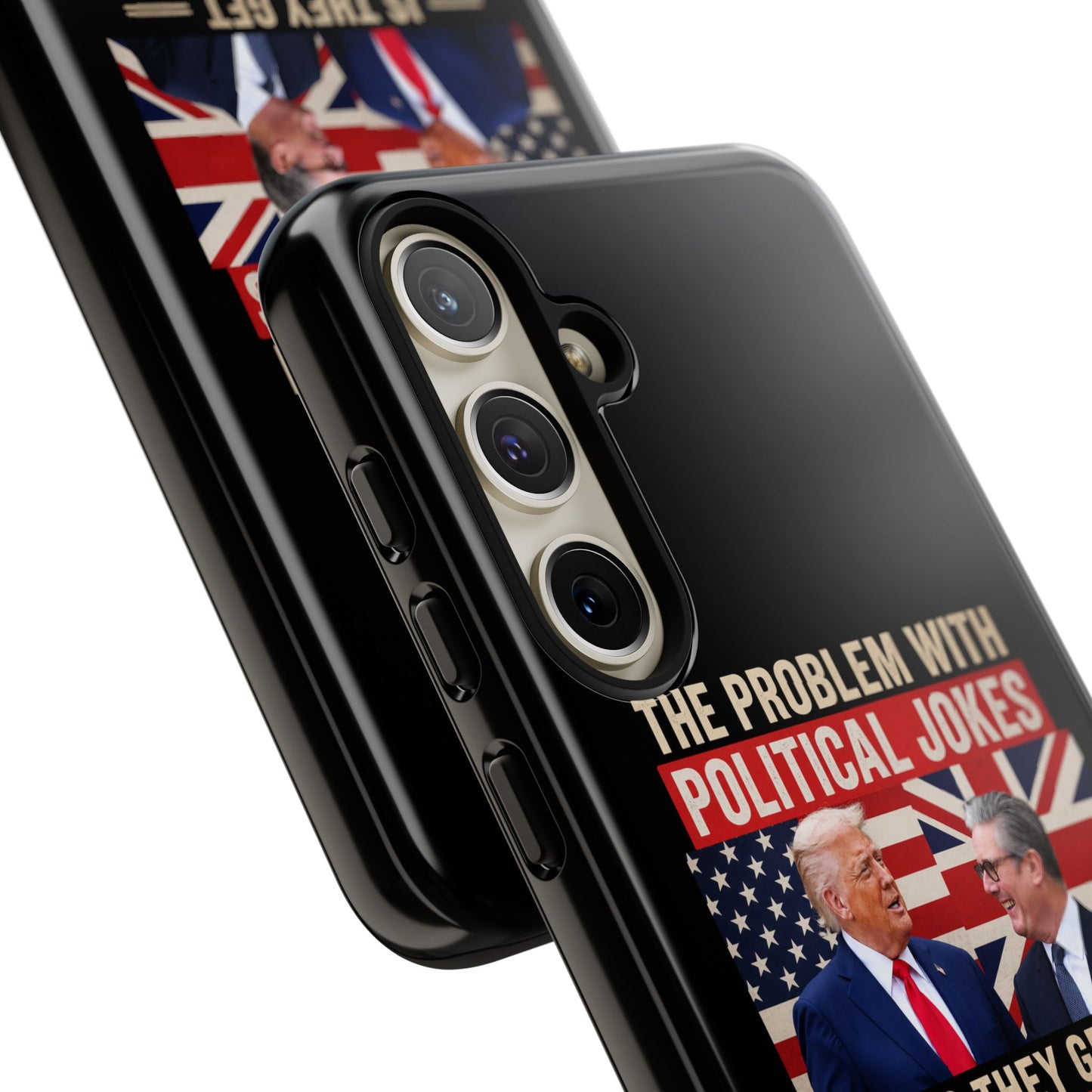 Political Humor Phone Case — "The Problem With Political Jokes Is They Get Elected"