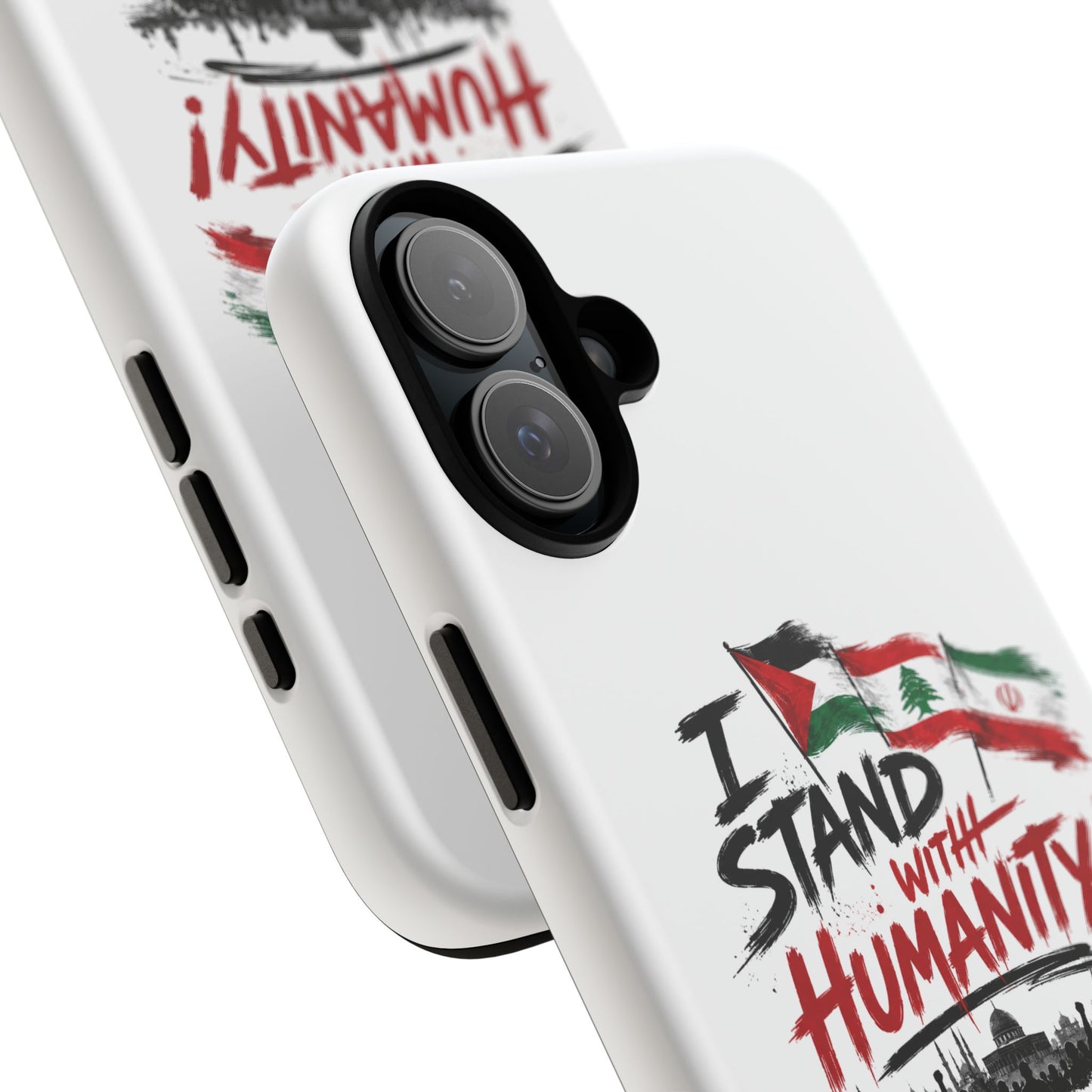 I Stand With Humanity iPhone 16 Case — Solidarity Protective Cover