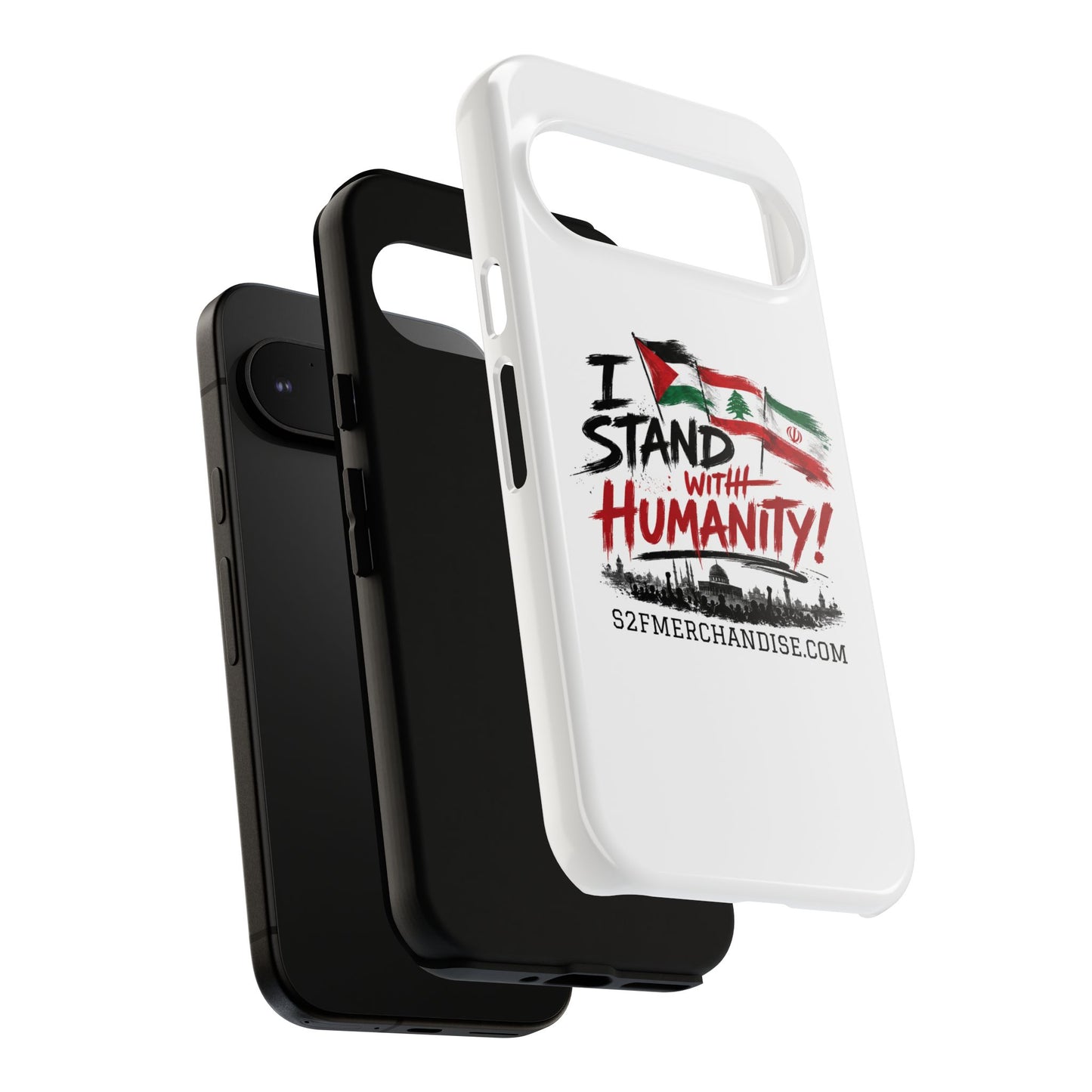 I Stand With Humanity iPhone 16 Case — Solidarity Protective Cover
