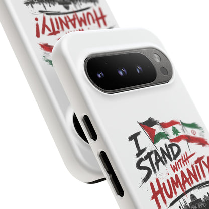 I Stand With Humanity iPhone 16 Case — Solidarity Protective Cover