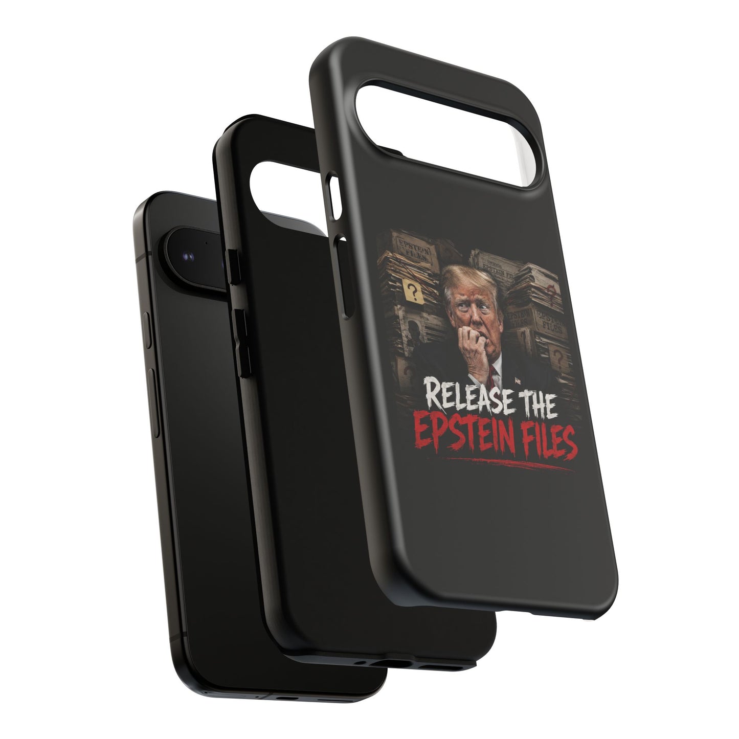 iPhone 16 Case — "Release the Epstein Files" Political Graphic