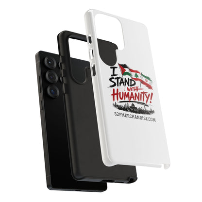 I Stand With Humanity iPhone 16 Case — Solidarity Protective Cover