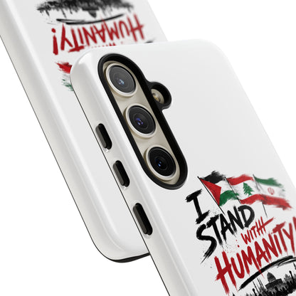 I Stand With Humanity iPhone 16 Case — Solidarity Protective Cover