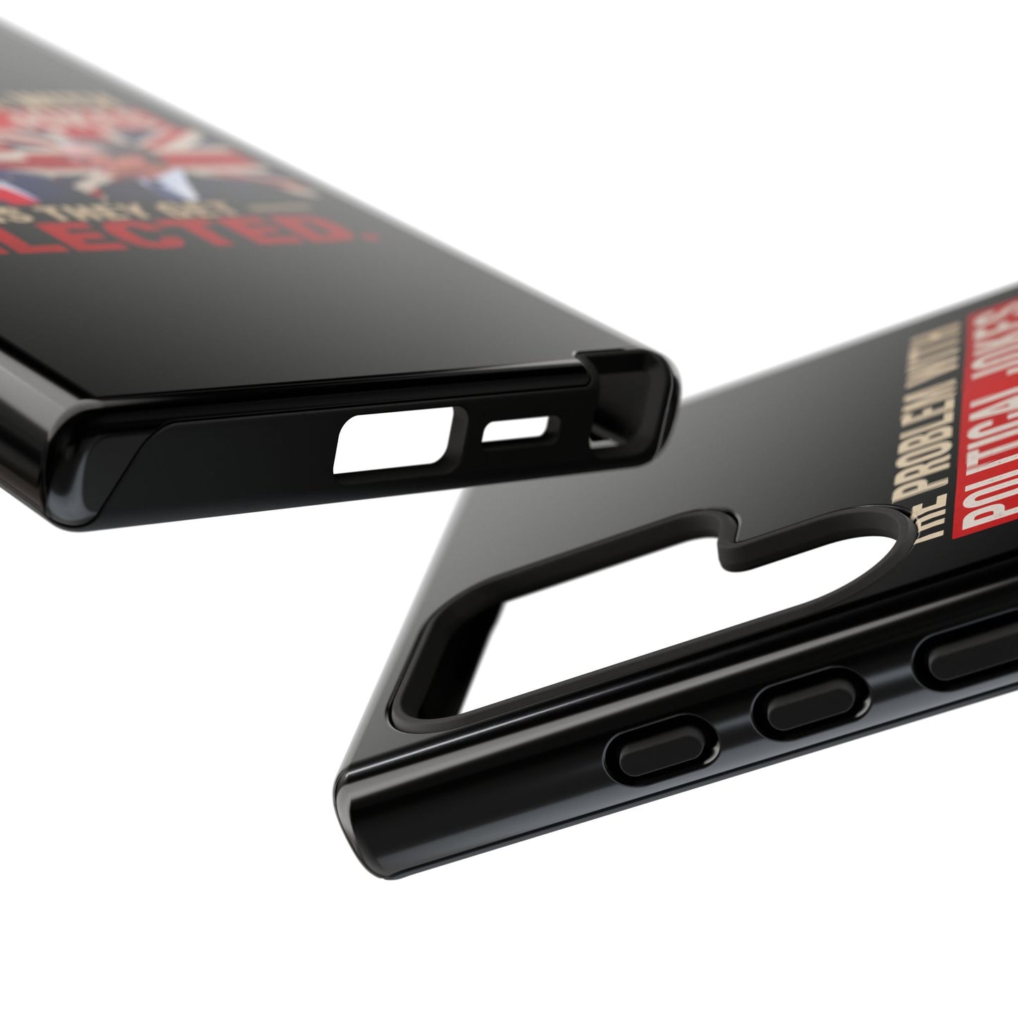 Political Humor Phone Case — "The Problem With Political Jokes Is They Get Elected"