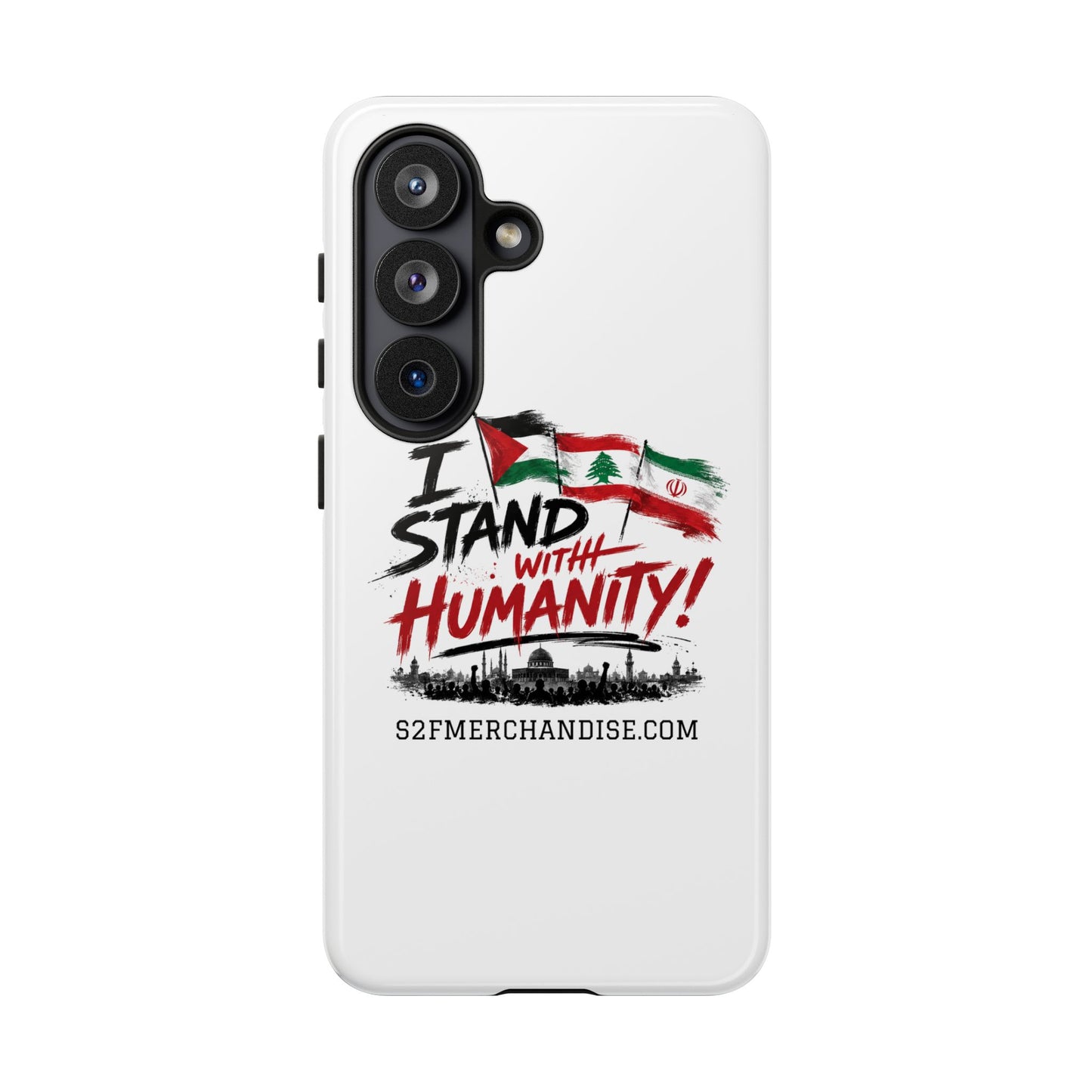 I Stand With Humanity iPhone 16 Case — Solidarity Protective Cover