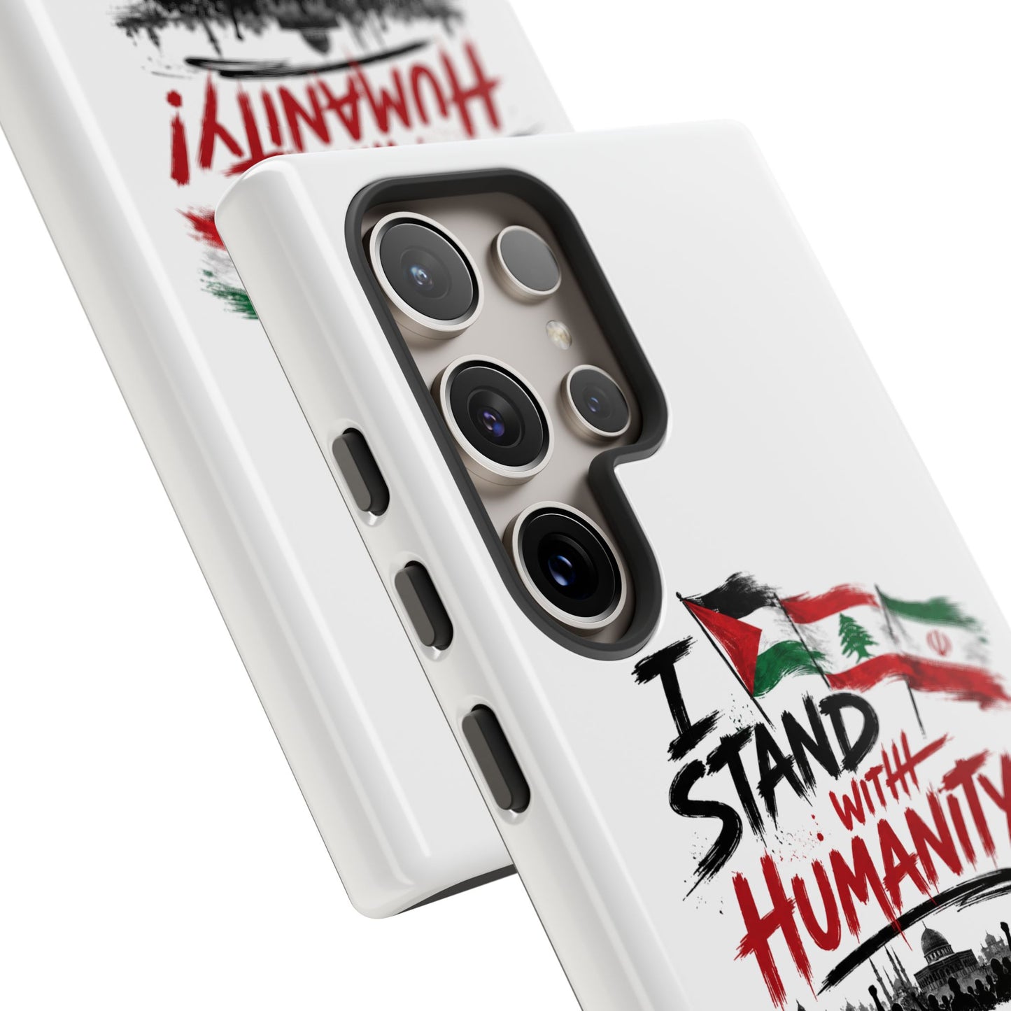 I Stand With Humanity iPhone 16 Case — Solidarity Protective Cover