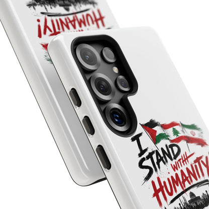 I Stand With Humanity iPhone 16 Case — Solidarity Protective Cover