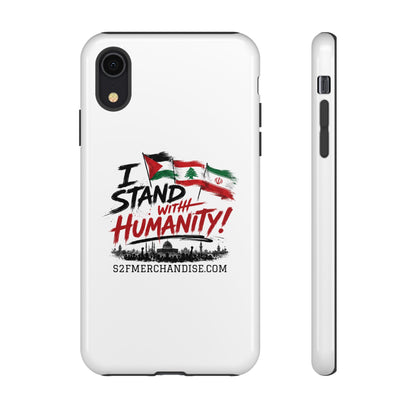 I Stand With Humanity iPhone 16 Case — Solidarity Protective Cover
