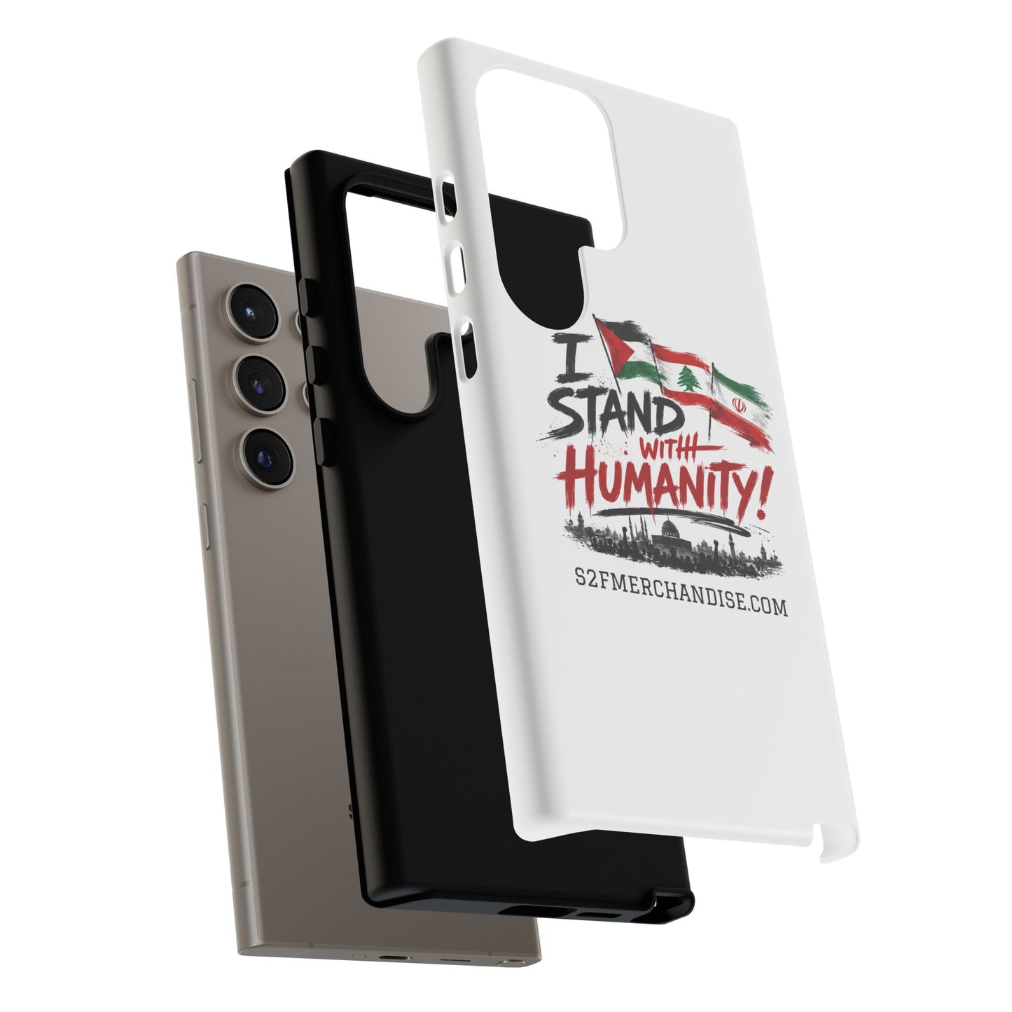 I Stand With Humanity iPhone 16 Case — Solidarity Protective Cover