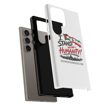 I Stand With Humanity iPhone 16 Case — Solidarity Protective Cover