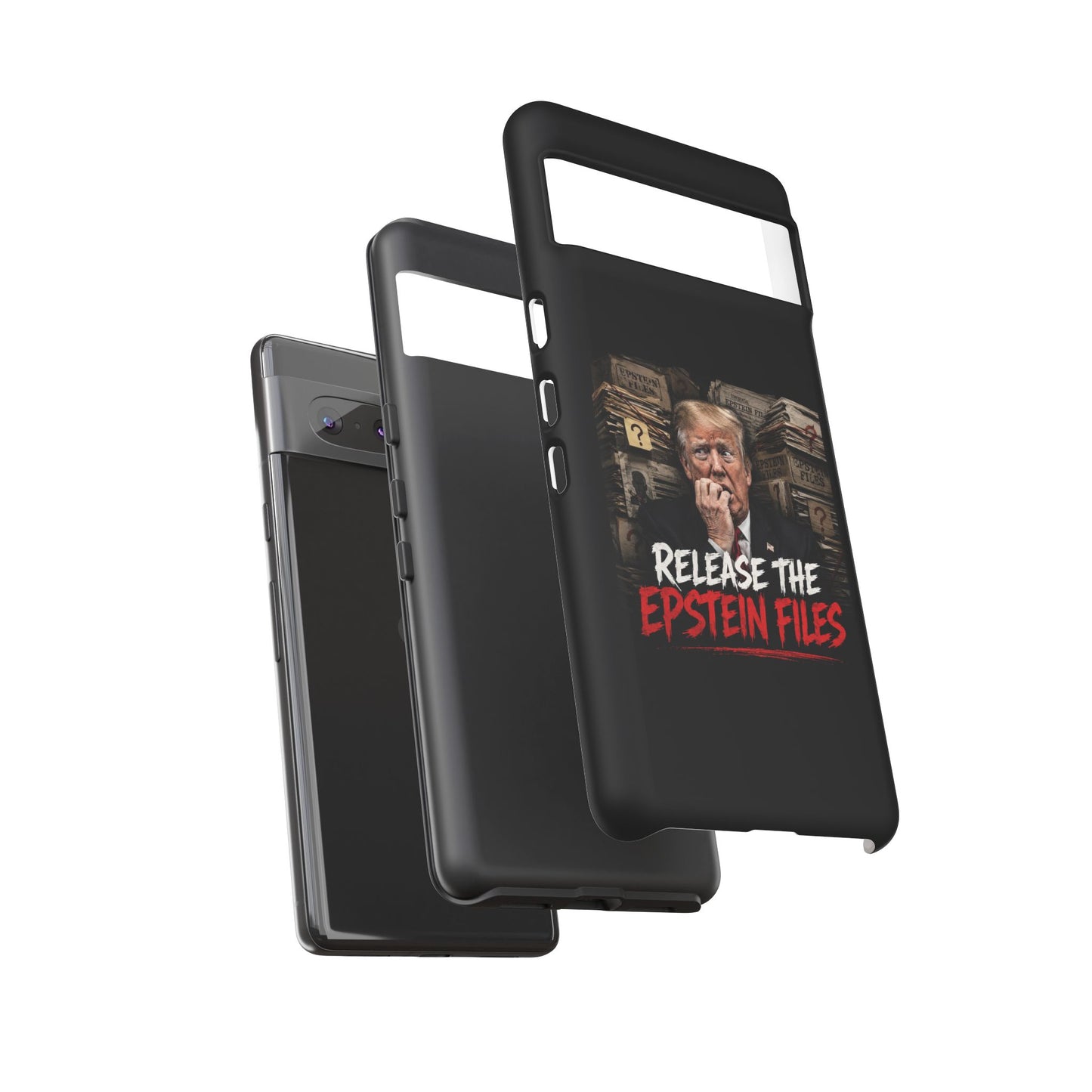iPhone 16 Case — "Release the Epstein Files" Political Graphic