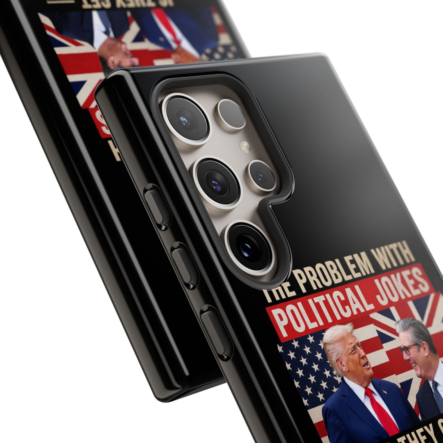 Political Humor Phone Case — "The Problem With Political Jokes Is They Get Elected"