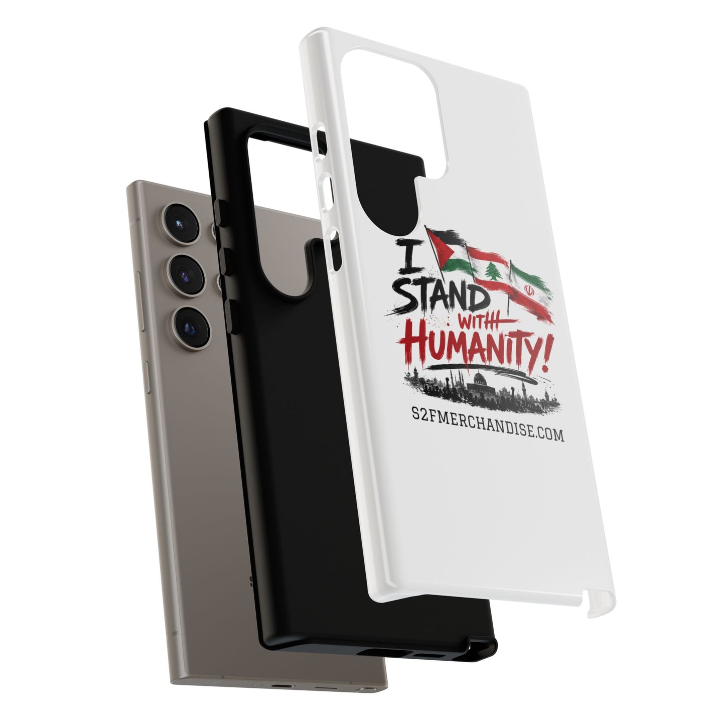 I Stand With Humanity iPhone 16 Case — Solidarity Protective Cover
