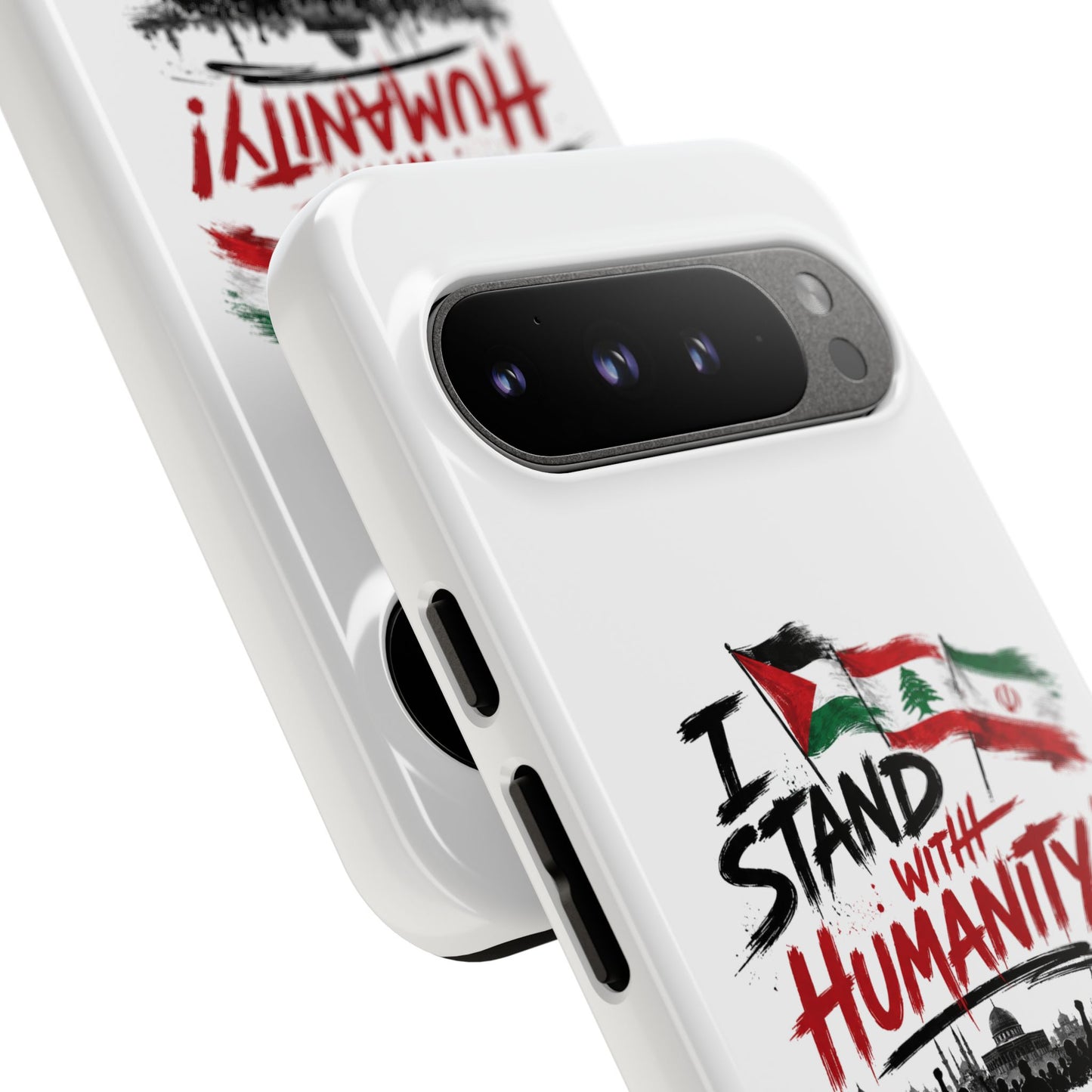 I Stand With Humanity iPhone 16 Case — Solidarity Protective Cover
