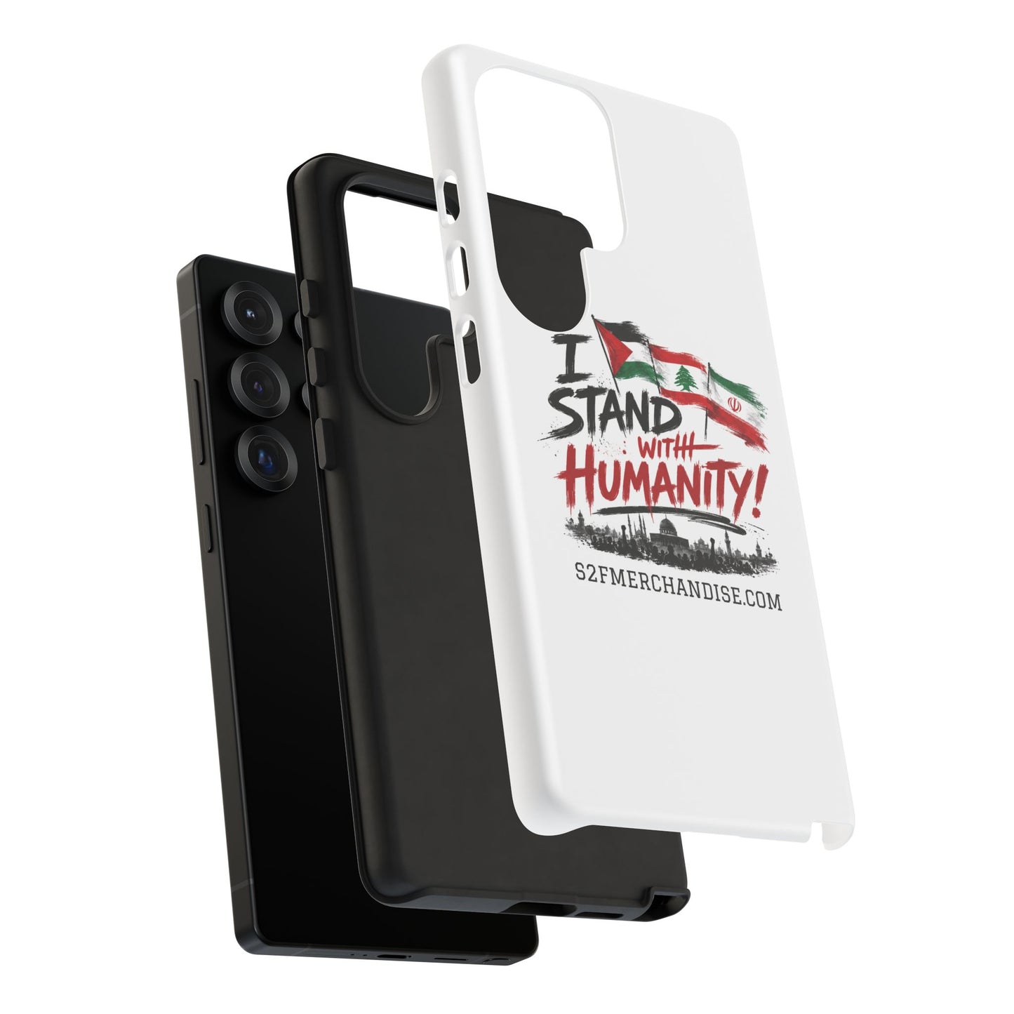 I Stand With Humanity iPhone 16 Case — Solidarity Protective Cover