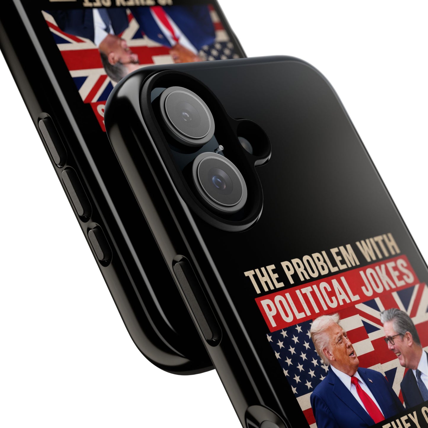 Political Humor Phone Case — "The Problem With Political Jokes Is They Get Elected"
