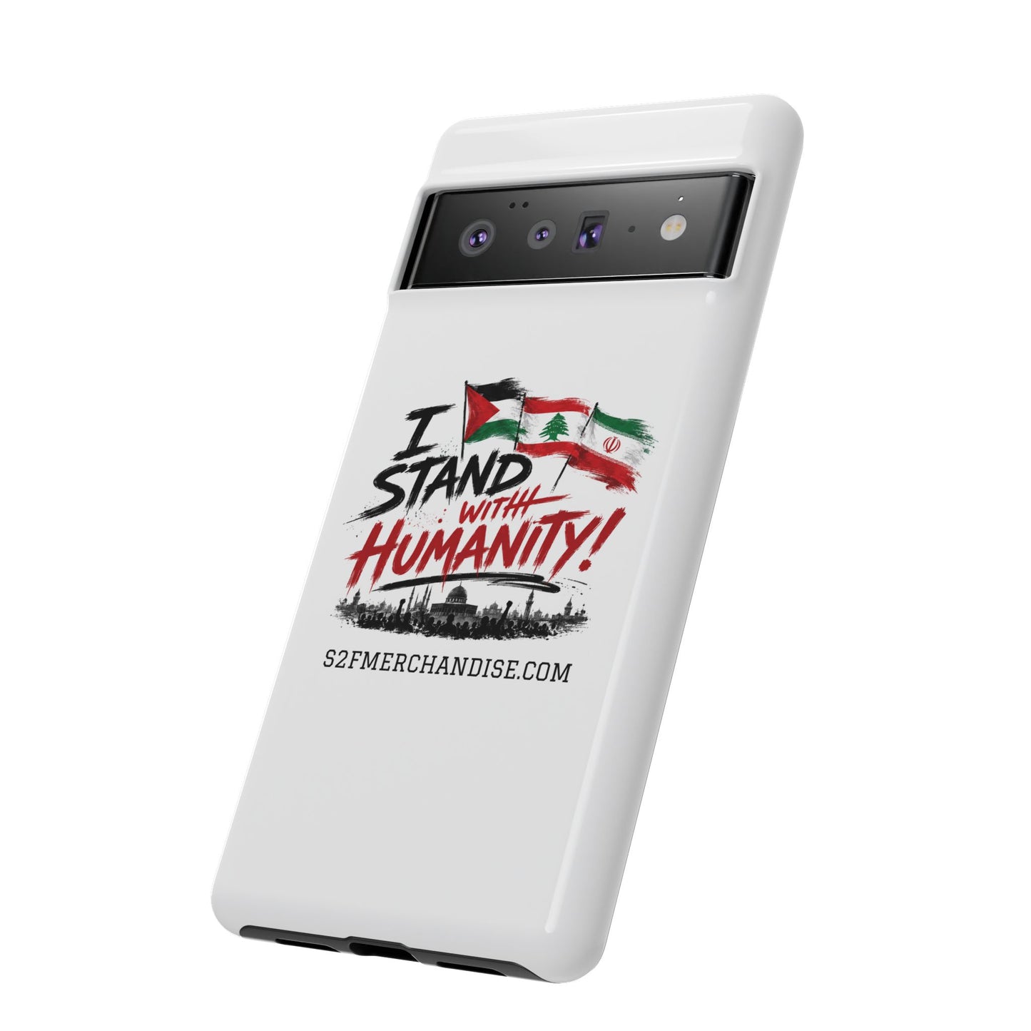 I Stand With Humanity iPhone 16 Case — Solidarity Protective Cover
