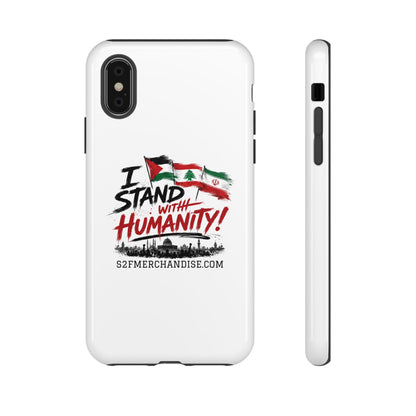 I Stand With Humanity iPhone 16 Case — Solidarity Protective Cover