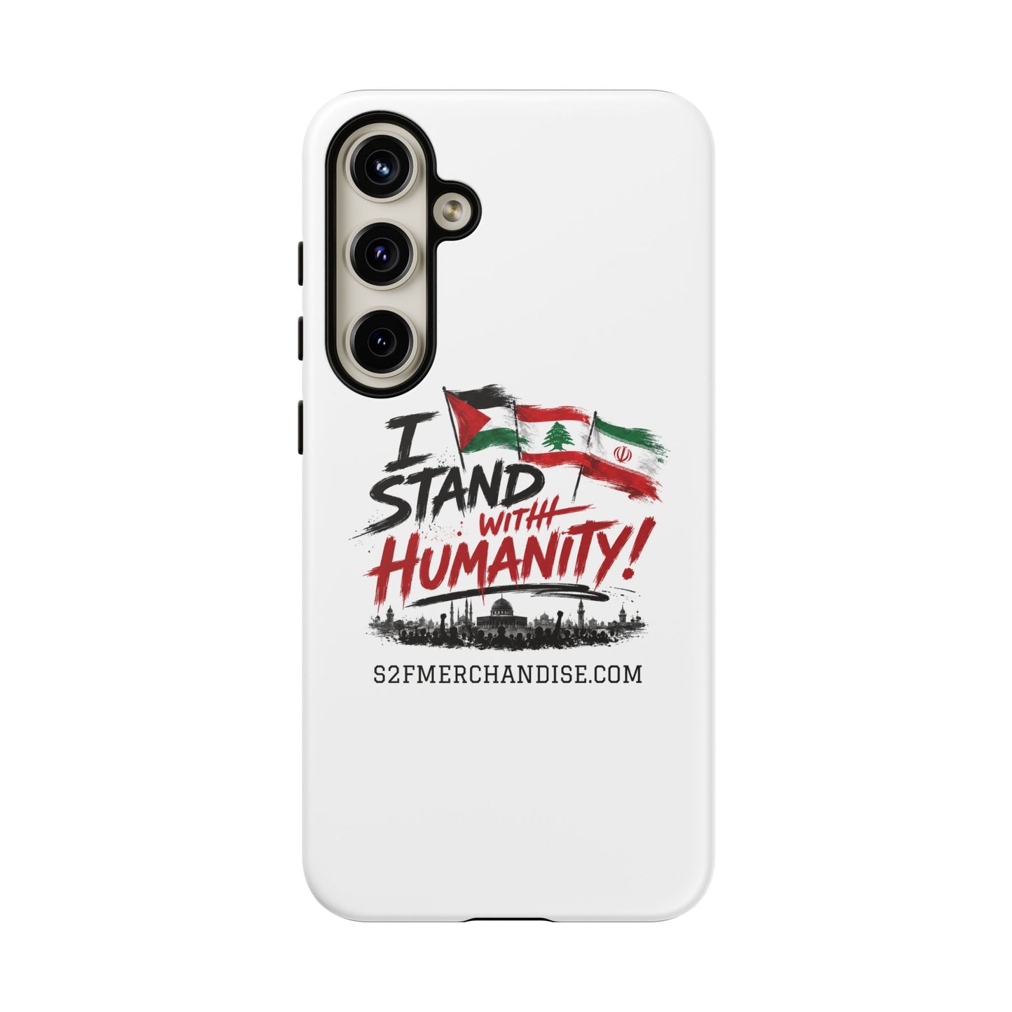 I Stand With Humanity iPhone 16 Case — Solidarity Protective Cover