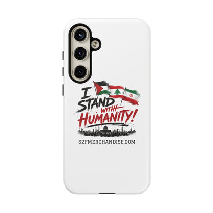 I Stand With Humanity iPhone 16 Case — Solidarity Protective Cover