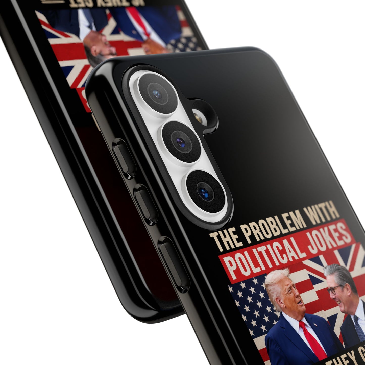 Political Humor Phone Case — "The Problem With Political Jokes Is They Get Elected"