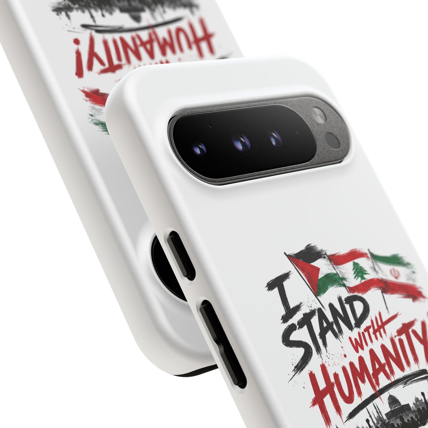 I Stand With Humanity iPhone 16 Case — Solidarity Protective Cover