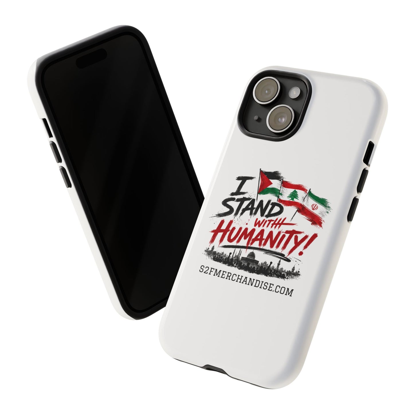 I Stand With Humanity iPhone 16 Case — Solidarity Protective Cover