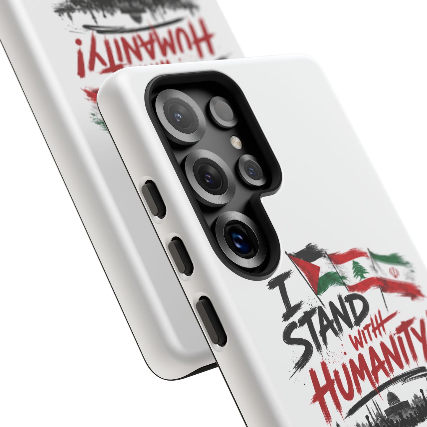 I Stand With Humanity iPhone 16 Case — Solidarity Protective Cover