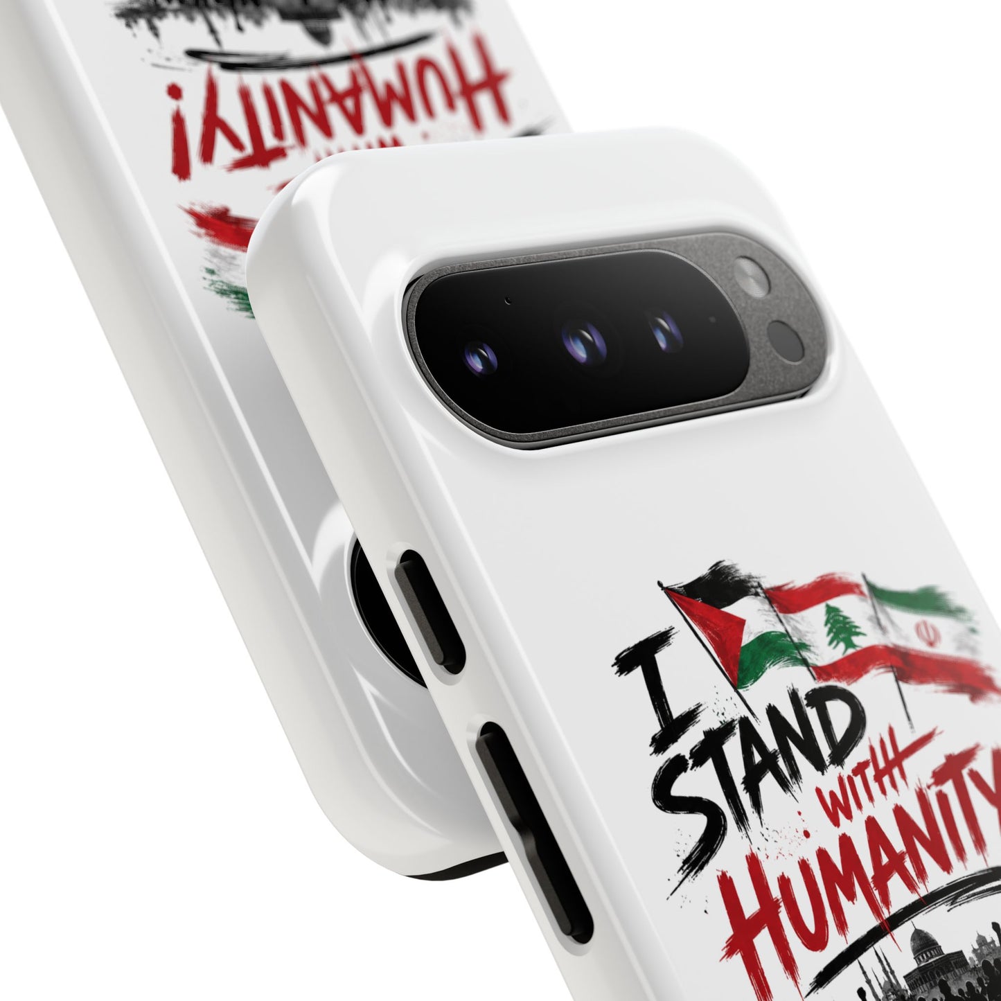 I Stand With Humanity iPhone 16 Case — Solidarity Protective Cover
