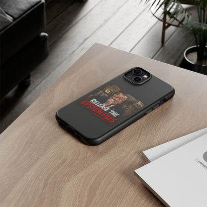iPhone 16 Case — "Release the Epstein Files" Political Graphic
