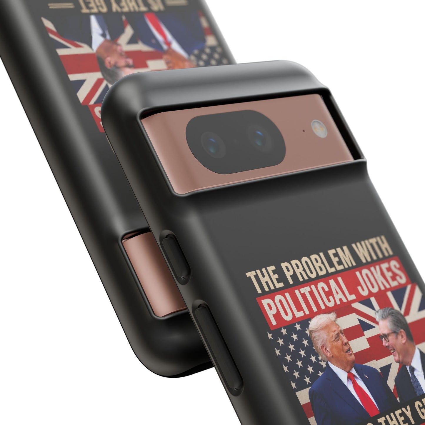 Political Humor Phone Case — "The Problem With Political Jokes Is They Get Elected"