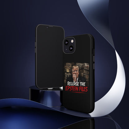 iPhone 16 Case — "Release the Epstein Files" Political Graphic